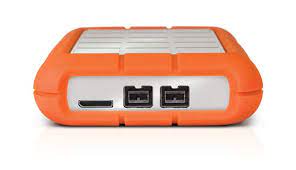 LaCie Rugged Triple 2TB 2TB 5400rpm FireWire 800, USB 3.0 Orange, Sølv  (LAC9000448) | Dustin.dk